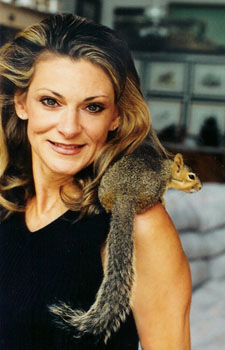 Sherry Greiner & her Squirrel